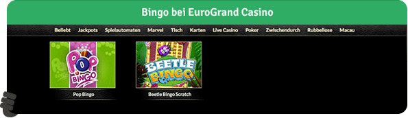 EuroGrand Casino Bingo