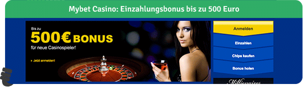 Mybet Casino Bonus